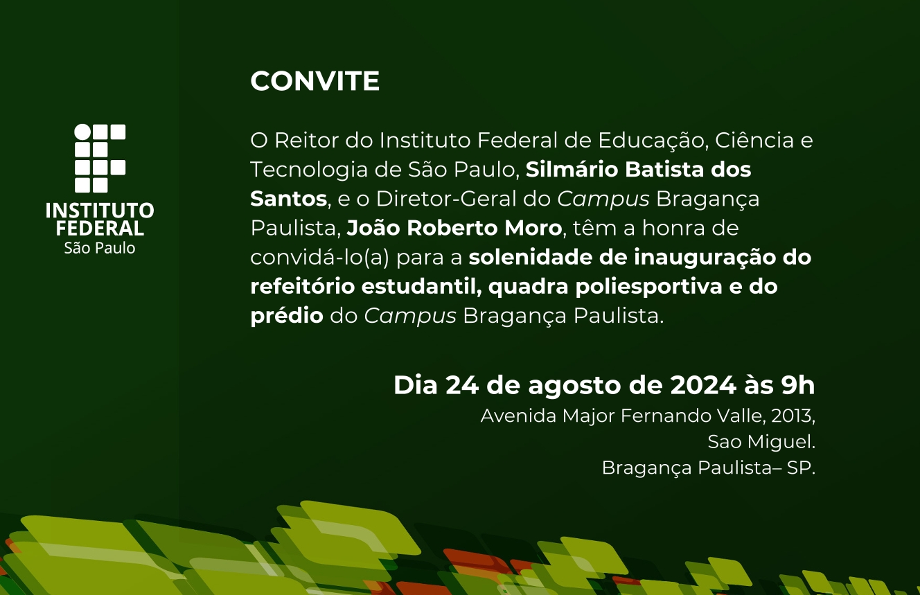 Convite CampusBragancaPaulista