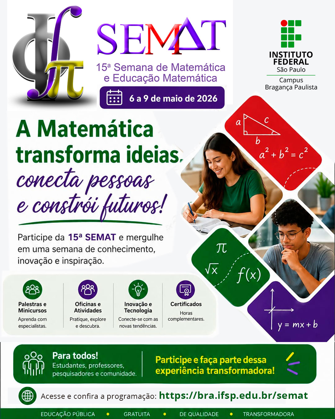 SEMAT2026 Divulgacao